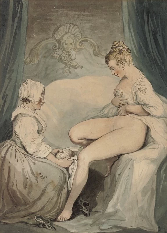 Thomas Rowlandson-83-Il bagno segreto
